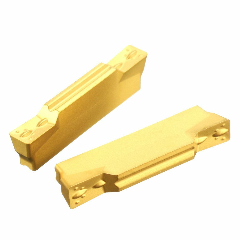 10pcs MGMN300-M Carbide Inserts 3mm Width for MGEHR/MGIVR Grooving Cut Off Tool Turning Tool