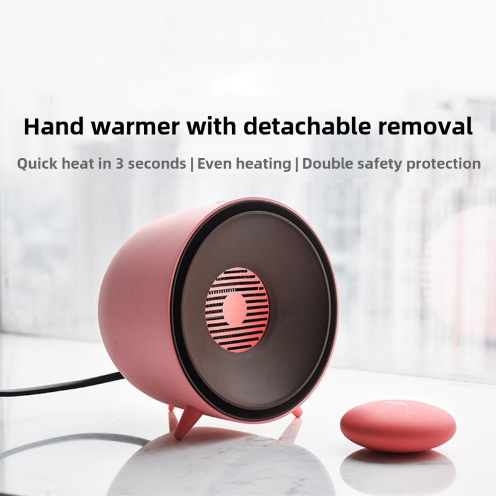 400W Mini Electric Heater for Winter - Hand Warmer for Office, Home, Bathroom