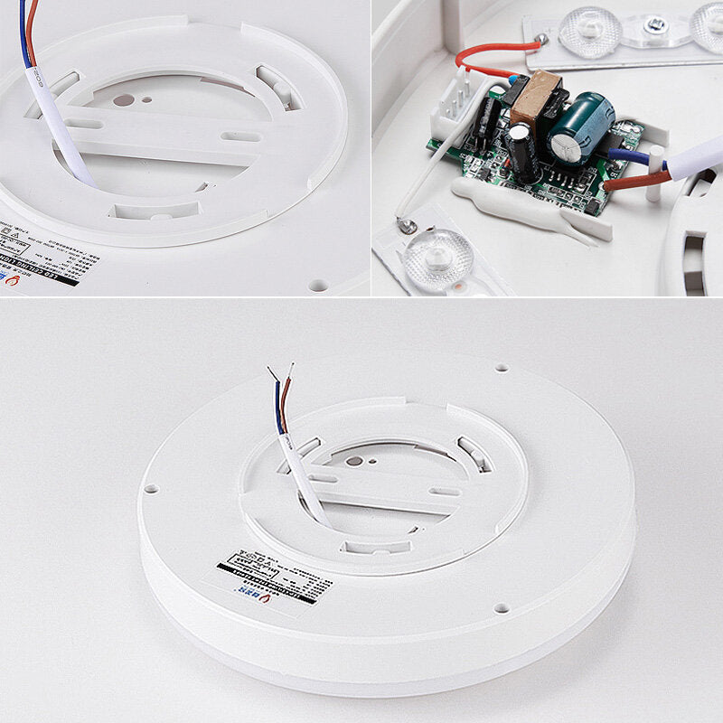 12W 18W Intelligent Motion Sensor LED Ceiling Light Non-dimmable Home Fixture Detective Lamp AC220V