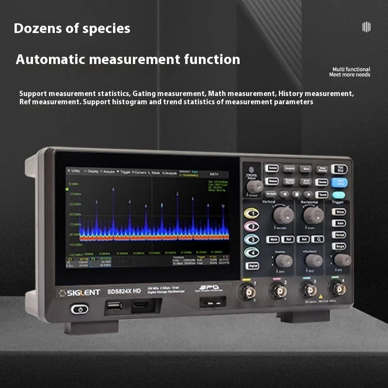 Oscilloscope 100MHz 70MHz Bandwidth 2GSa/s 12-bit High Resolution Enhanced Signal Analysis Versatile Triggers