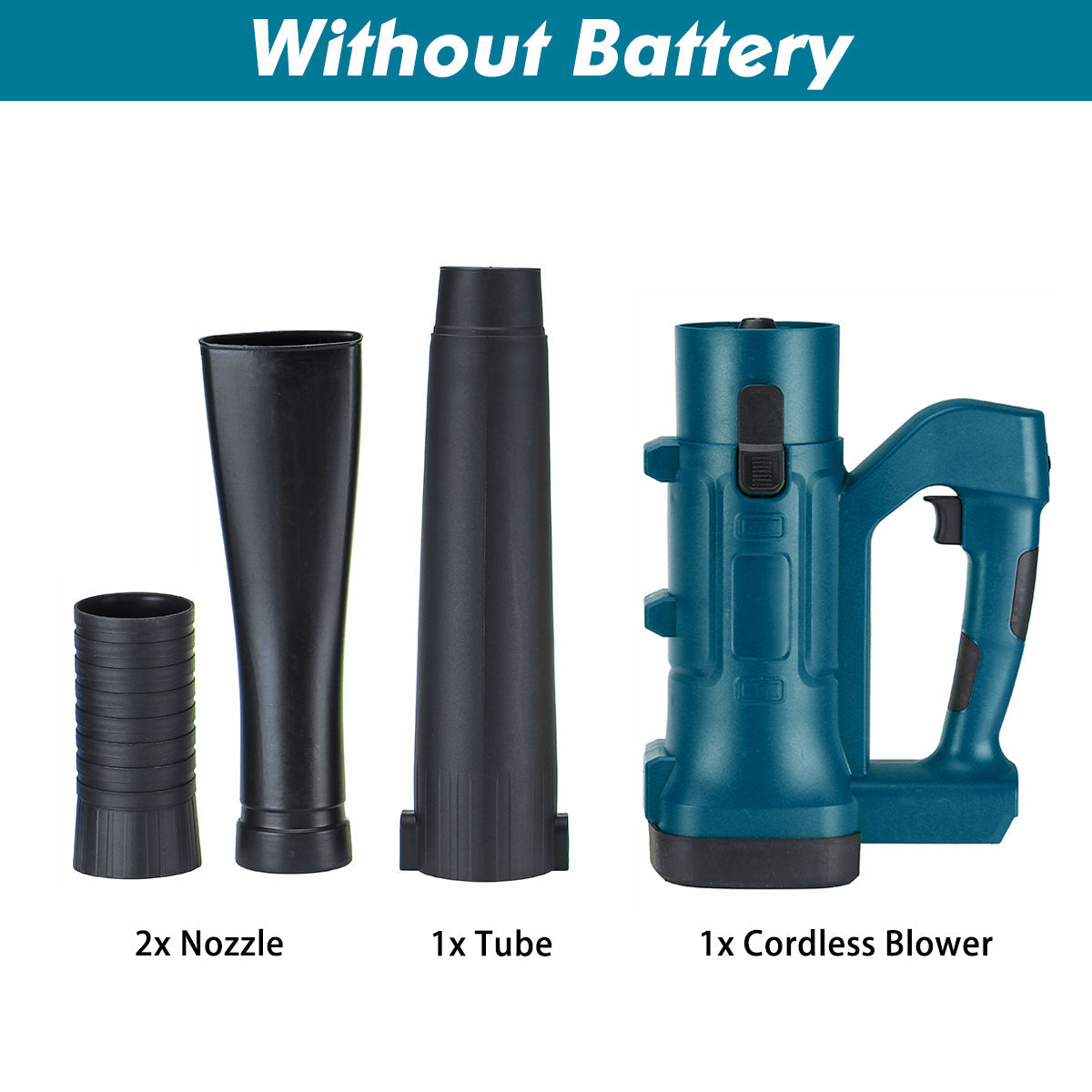 2500W 388VF Cordless Electric Air Blower Handheld Leaf Blower Dust Collector Sweeper Garden Tool