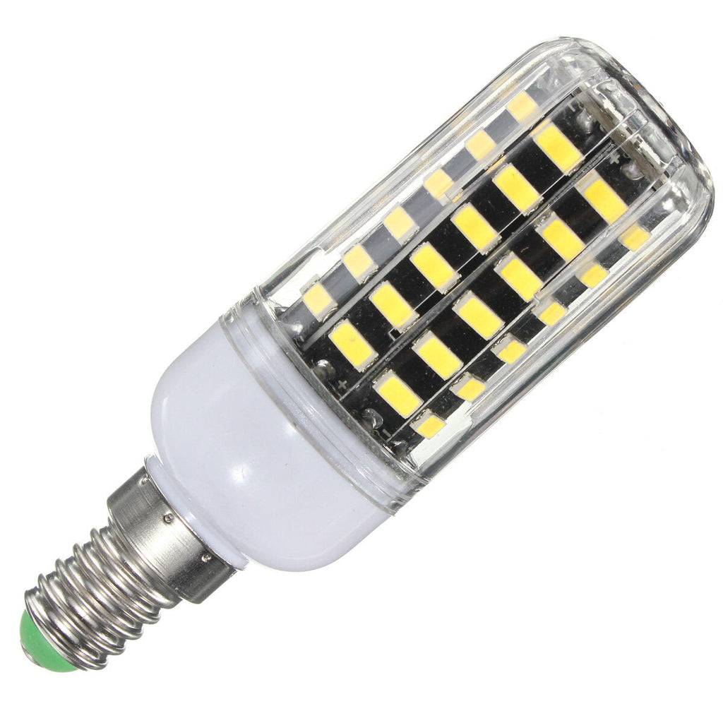 E27 E14 B22 G9 GU10 7W 64 SMD 5733 1000LM  LED Warm White White Cover Corn Bulb AC 220V