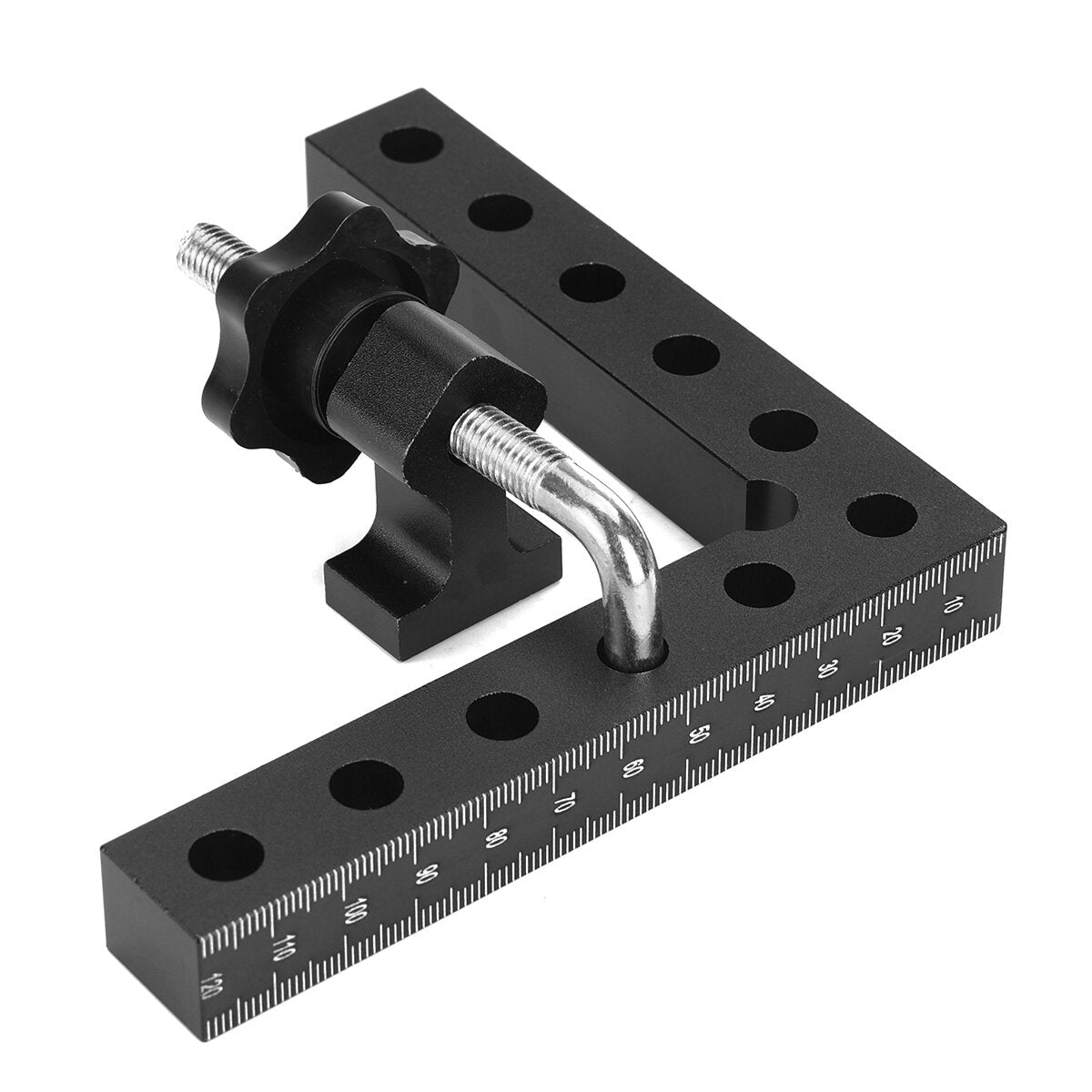 Premium Aluminum Right Angle Jig - L-Type Positioning Square for Precise Woodworking, Easy to Use, Versatile DIY Tool