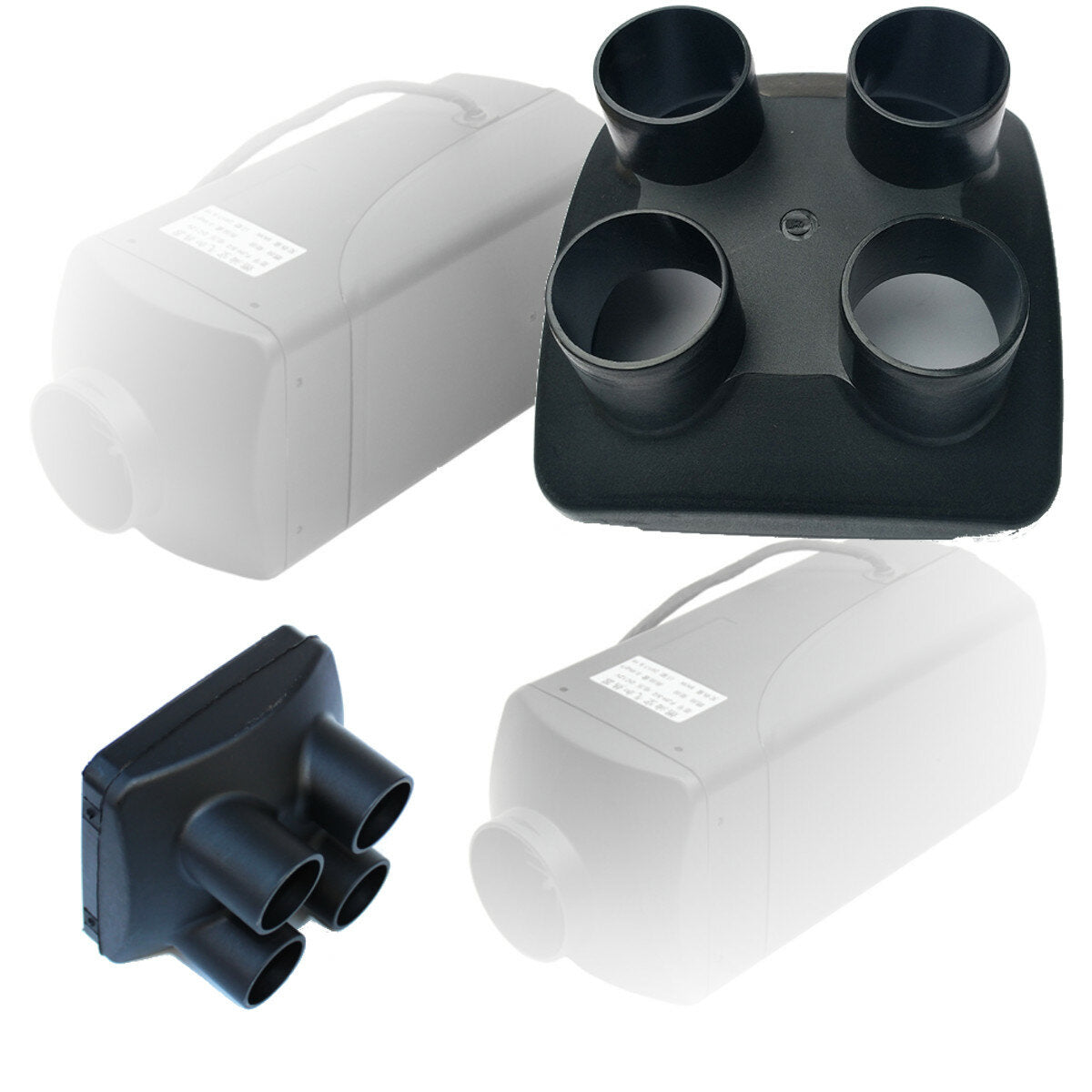 Diesel Air Heater Part Accessories Outlet Y-shaped T-shaped 4/2-Outlet for Auto Car