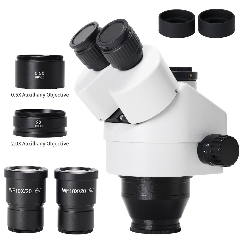 Trinocular Microscope with 360° Swivel Arm for Mobile Phone Repair and Circuit Board Soldering 2K High Definition Camera Included