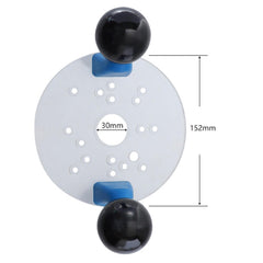Compact Router Sub-Base with Handles Router Attachment for Bosch Dewalt Woodworking Tools