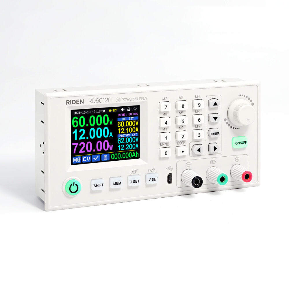 RD6012P RD6012PW USB WiFi 5 Digit DC to DC Voltage Step down Power Supply Adjustable Buck Converter Voltmeter 60V 12A