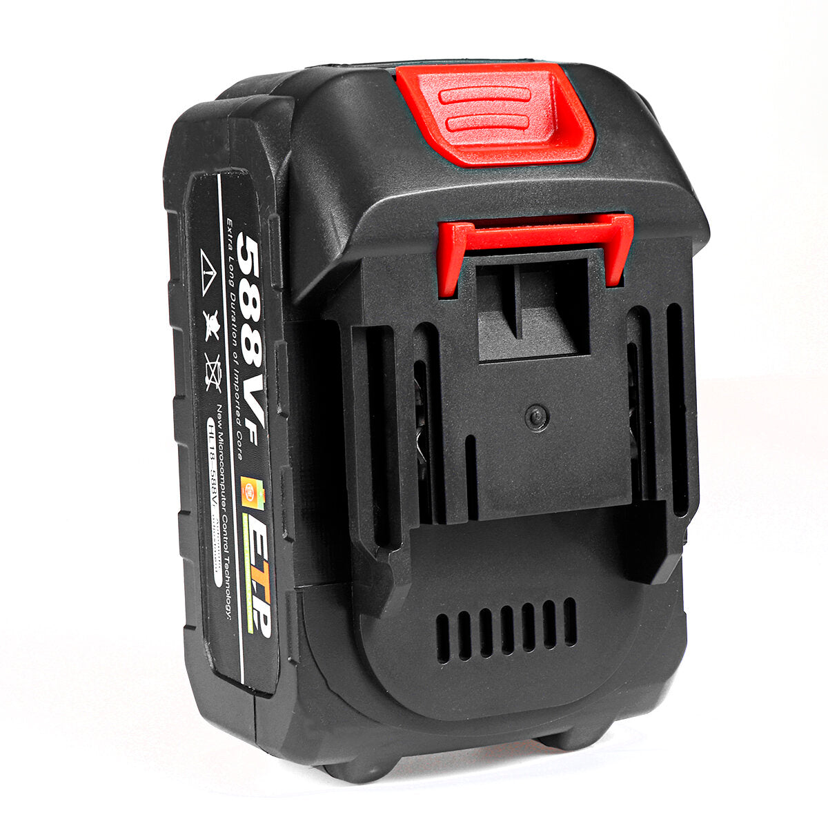 588VF Battery Indicator 45Bevel Cordless Jig Saw Electric Handheld Saws Wood Work Tools Built-in 10pcs Li-ion Battery Cell