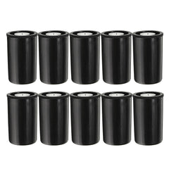 10Pcs Empty Black White Bottle 35mm Film Cans Canisters Containers for Kodak Fuji