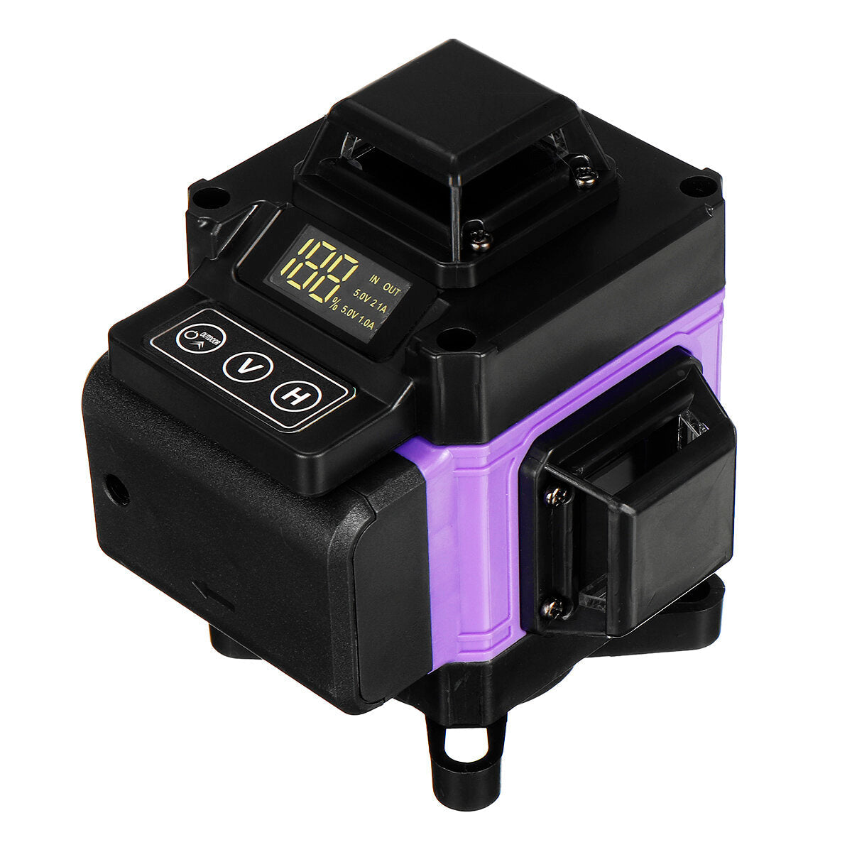 16 Line 4D Green Light Laser Auto Self Spirit Levels 360 Rotary Cross Measure Tool