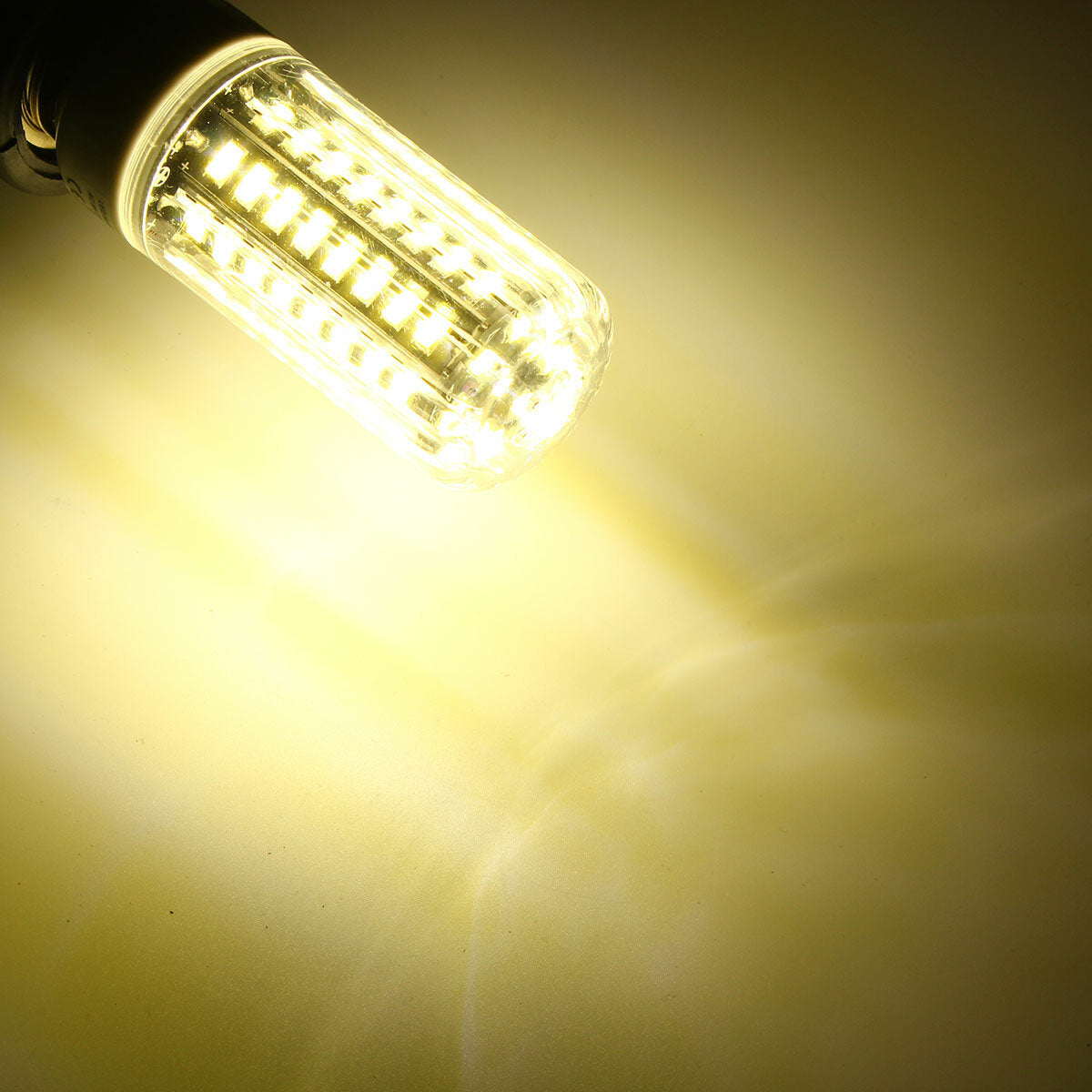 GU10 7W 72 SMD 5730 LED Pure White Warm White Natural White Cover Corn Bulb AC85-265V