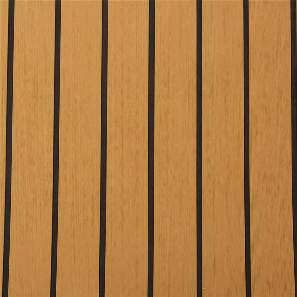 90x230cm Self-Adhesive EVA 6mm Faux Foam Teak Sheet Boat Decking