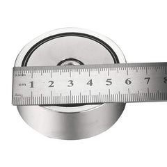 Double Side 60mm 250KG Neodymium Recovery Magnet with 10m Rope Salvage Tool Strong Recovery Fishing Kits