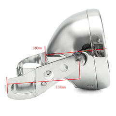 5.75 inches Motorcycle Round Headlight Lamp Bucket Housing Shell+Clamp For Harley