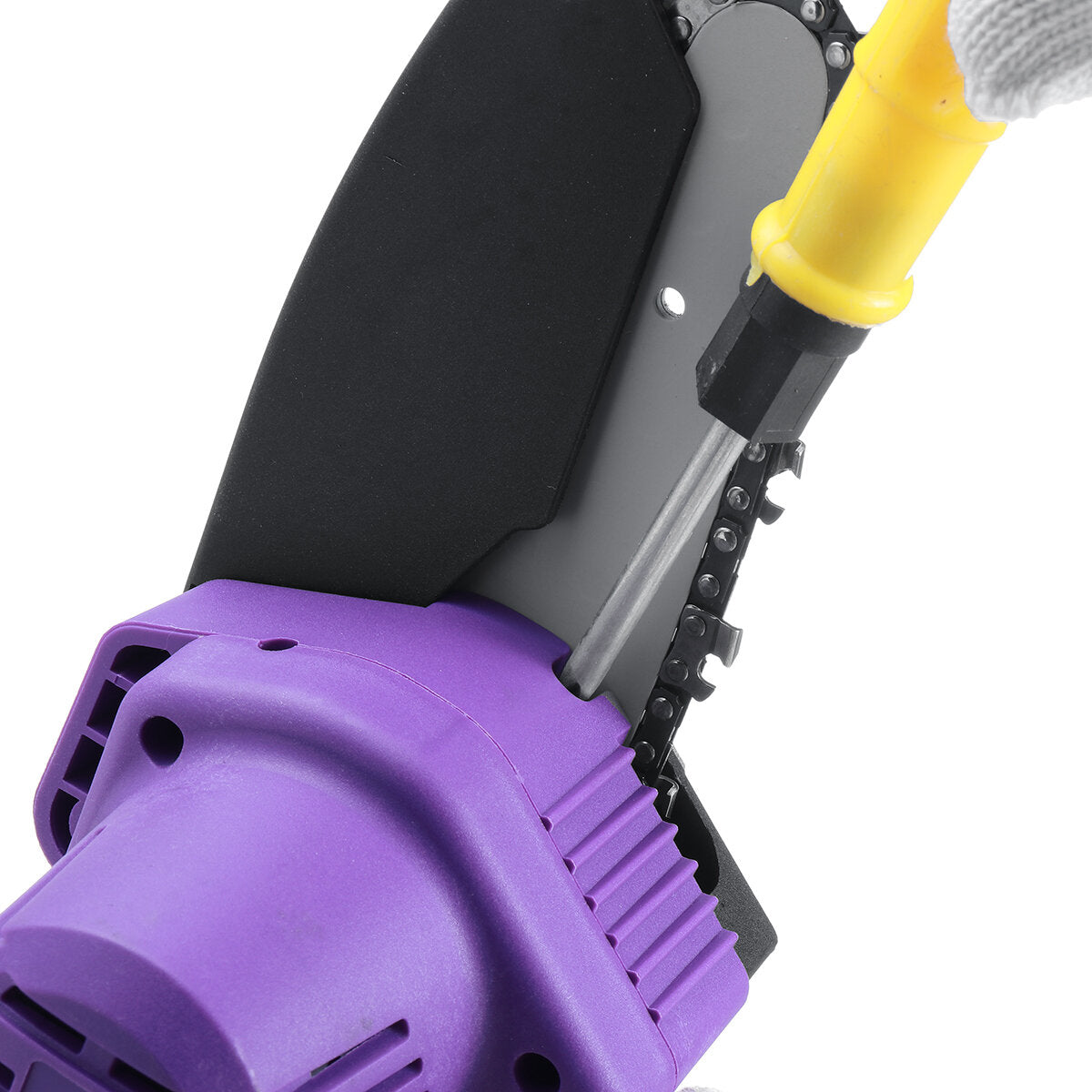 4 Inch Cordless Electric Saw Chainsaw Pruning Saw Power Indicator Garden Carpentry Power Tools