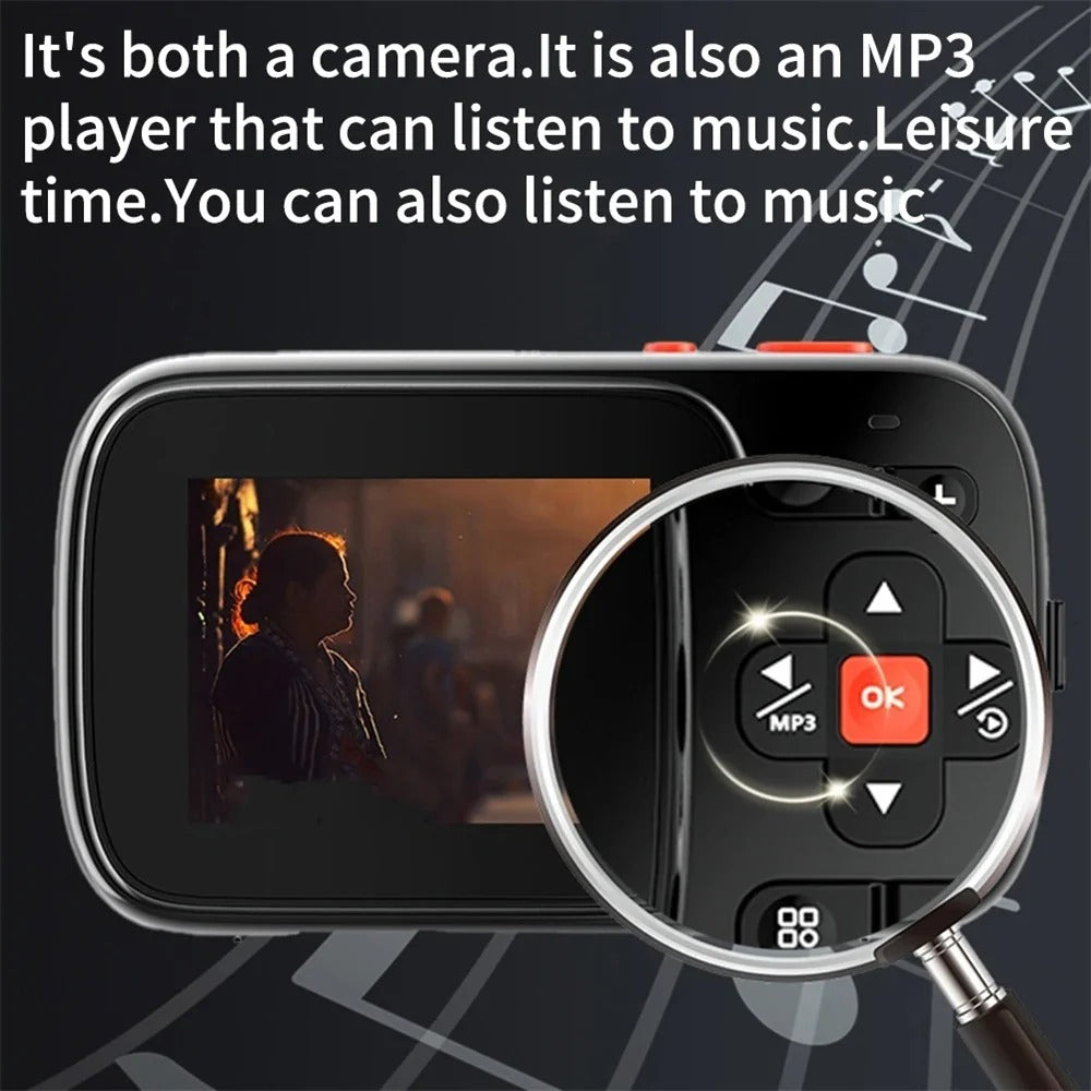 72MP Digital Camera for Photography and Video Dual HD Screen 16x Zoom Portable Cameras Gifts for Girls Boys and Kids