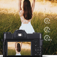 48MP 4K HD Digital Camera Vlogging Camcorder 30FPS Wi-Fi 16X Zoom Video Camera Camcorder Recording Camera for YouTube