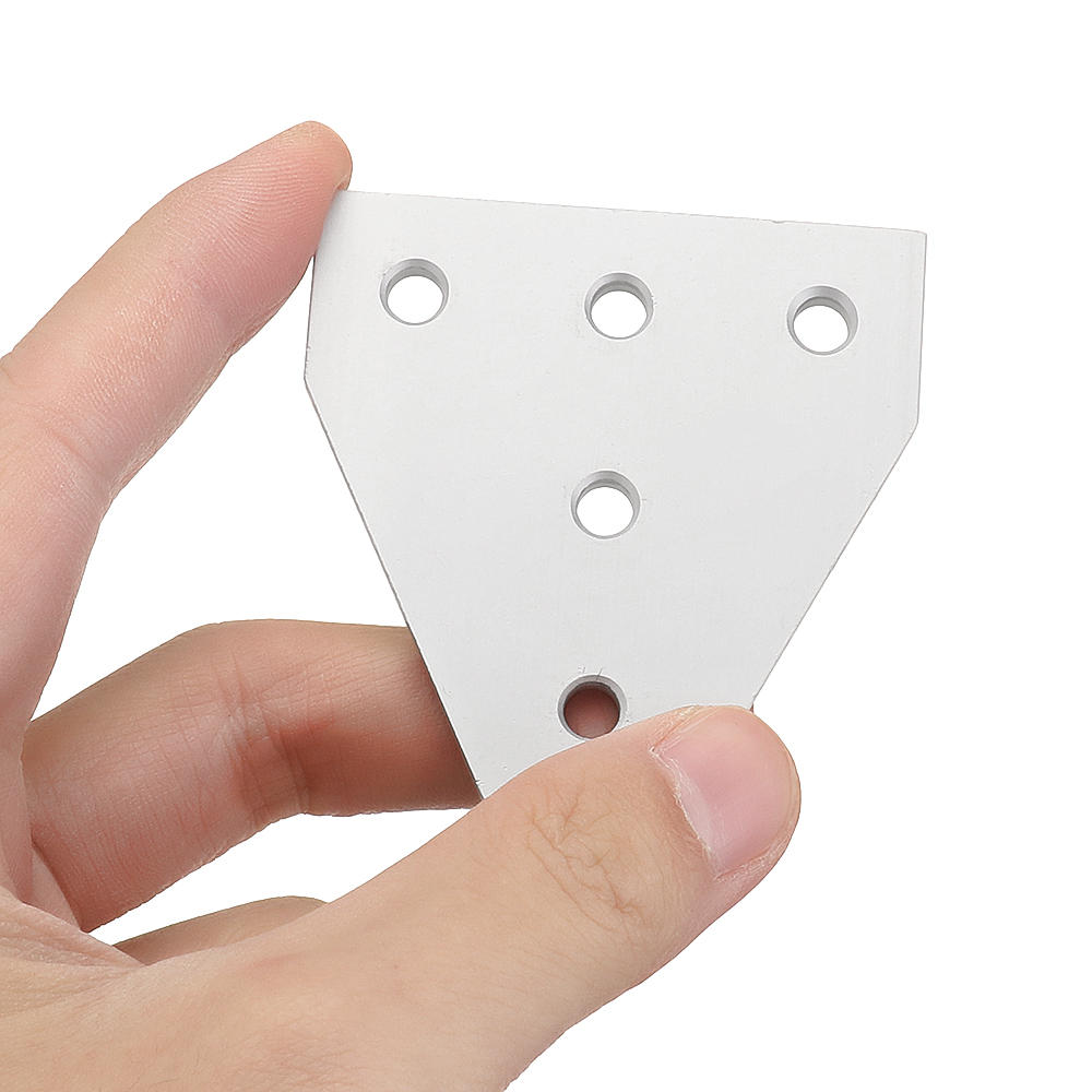 Aluminum 5 Holes T Shape Join Plate Corner Bracket for 2020 V-slot Aluminum Profile