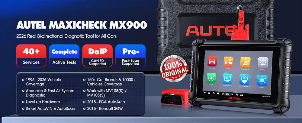 OBD2 Automotive Diagnostic Scan Tool Active Tests 40+ Maintenance Services Support DoIP / CAN FD Protocols