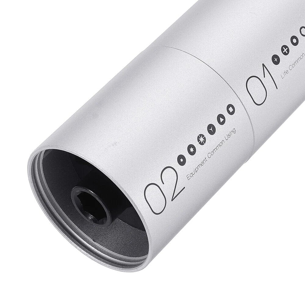 12 in 1 1300mAh Electric Screwdriver Magnetic Suction One Button Design with 3 LED Shadowless Lights