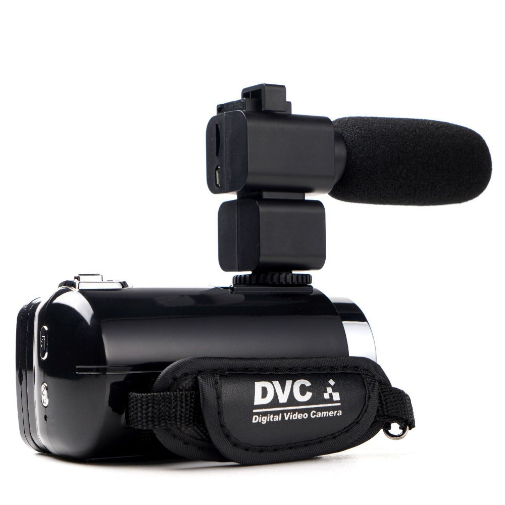4K Full HD 1080P 24MP 18X Zoom 3 Inch LCD Digital Camcorder Video DV Camera 5.0MP CMOS Sensor for YouTube Vlogging