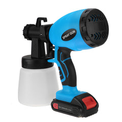 2000mAh Portable Electric Paint Sprayer Wireless Handheld Spray Guns Home Indoor Fence Painting Tool