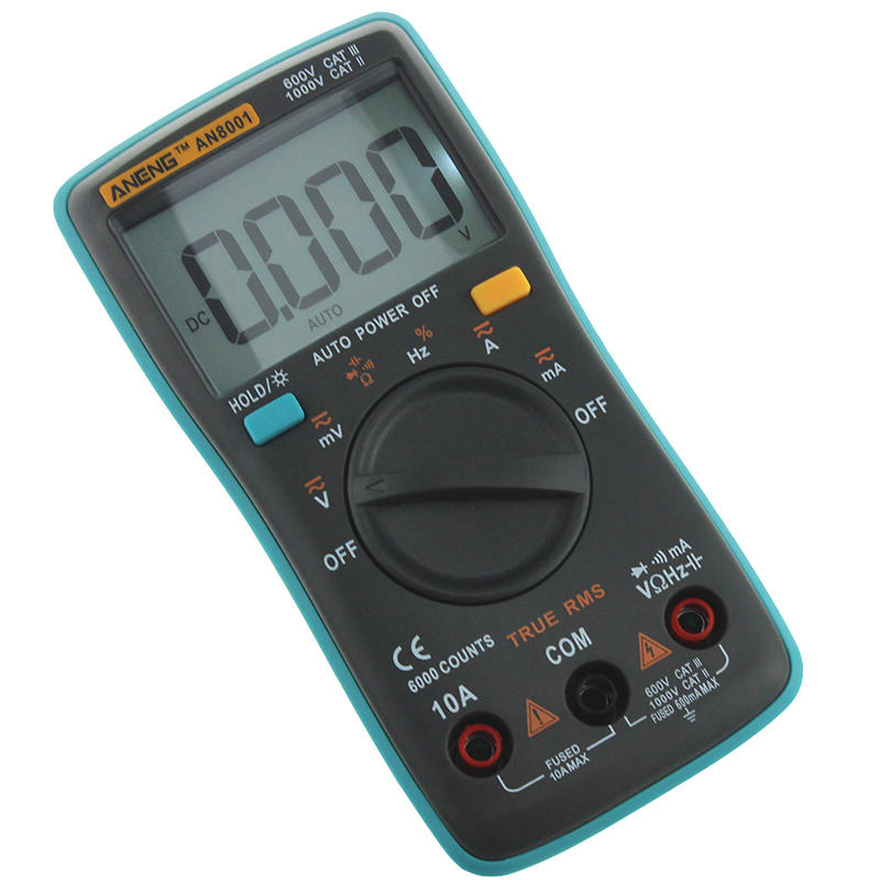 Professional True Rms Digital Multimeter 6000 Counts Backlight AC/DC