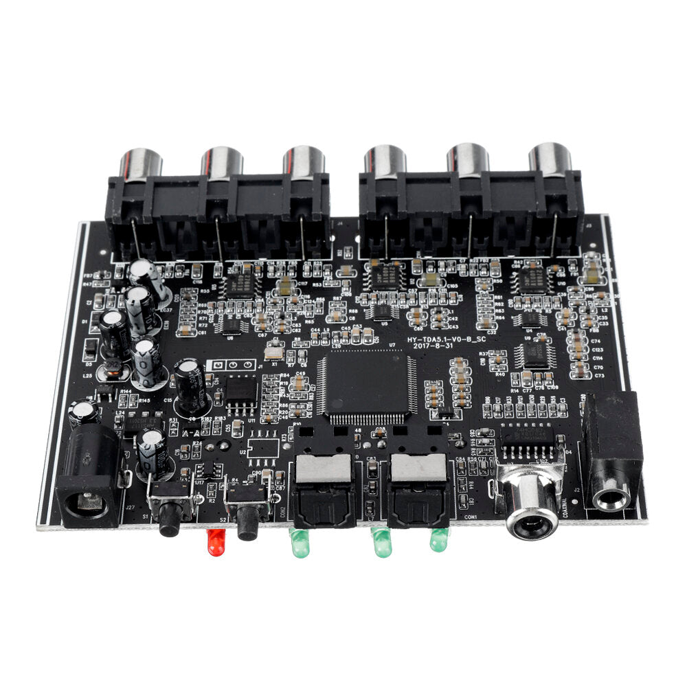 5.1 Channel DTS Dolby AC-3 PCM Digital Optical/Coaxial to Analog Audio Decoder Module DC5V