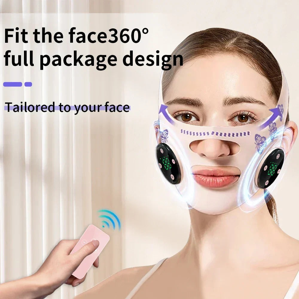 USB Rechargeable EMS Lifting Device - Plastic, One Unit, Effective Facial Treatment