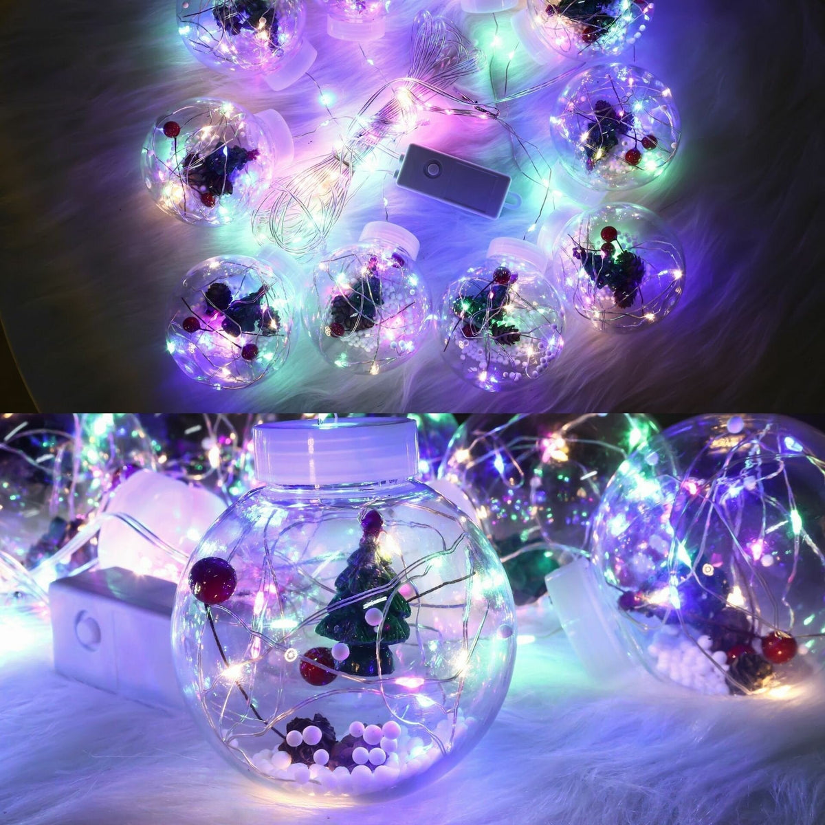 LED Fairy String Curtain Window Lights Holidays Party Waterproof Christmas Decorations Lights