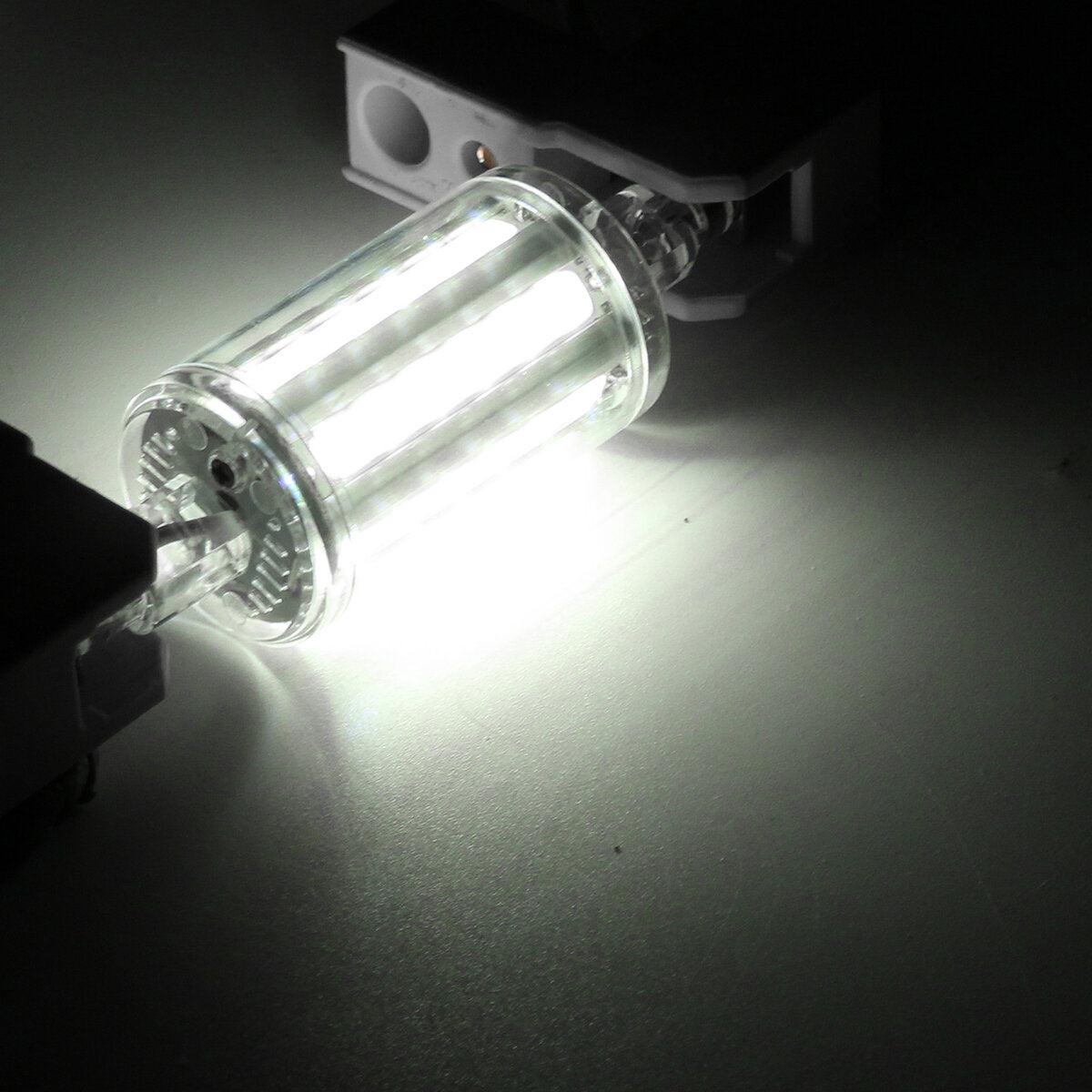 8W COB Yes/No Dimmable Pure White Warm White LED Corn Light Bulb AC85-265V