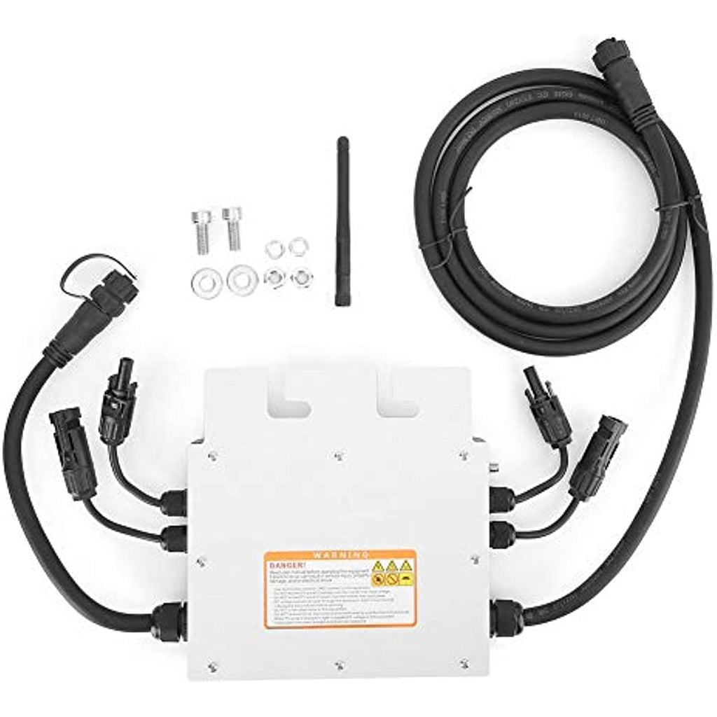 Grid Tie Inverter Micro Solar 500W MPPT LED Display Tied IP65 Waterproof 120V/230V