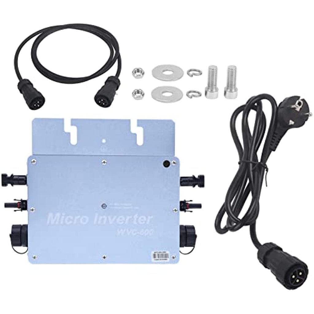 600W / 220V Grid Tie Inverter Stackable Outdoor Waterproof Smart Micro for Solar Panel MPPT and APL Function