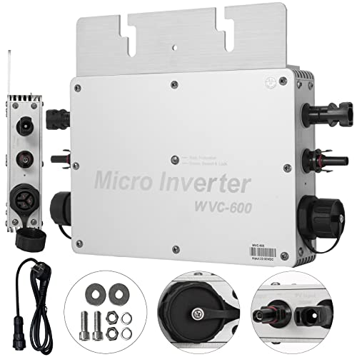 600W MPPT Waterproof Solar Grid Tie Inverter DC to AC 220V Micro (600w 220v)