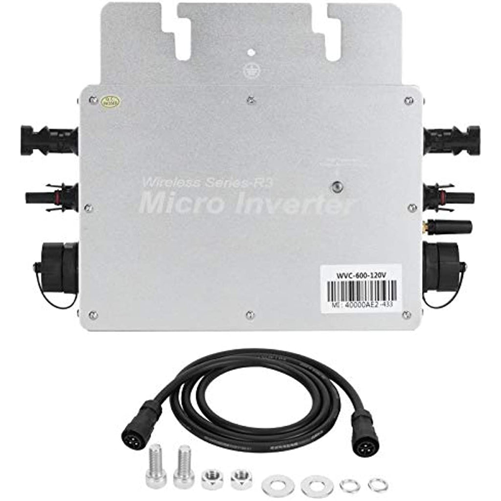 Micro Solar Inverter Grid Tied,MPPT Waterproof Tie Inverter,600W Power Photovoltaic for Generation System