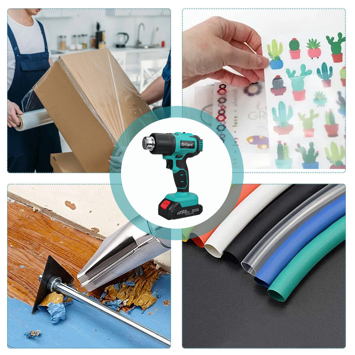 1500mAh 200W Eletric Hot Air Gun For Welding
