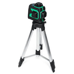 3D Green Auto Laser Level 12 Lines 360 Horizontal & Vertical Cross Build Tool Measuring Tools with 2 Batteries