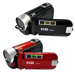 1080P Full HD Digital Camera with 2.7" Touch Screen, 270° Rotation, 16X Zoom & CMOS Sensor for Video Recording & Vlogging