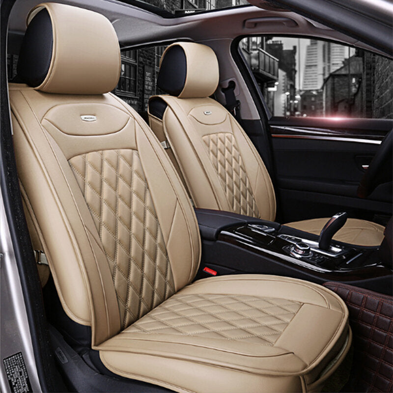 PU Leather Car Seat Cover Cushions Universal Fit for Most SUV Trucks