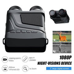Night Vision Device with 3-Inch TFT Screen, 1080P HD Video, 6W Infrared, Portable for Outdoor Use, 200M Range