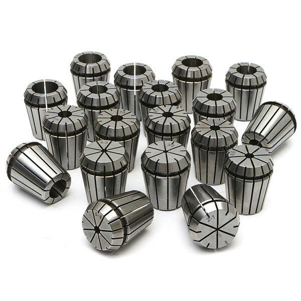 MT2 ER32 M10 Collet Chuck Milling Tool Holder with 19Pcs ER32 Spring Collets Set