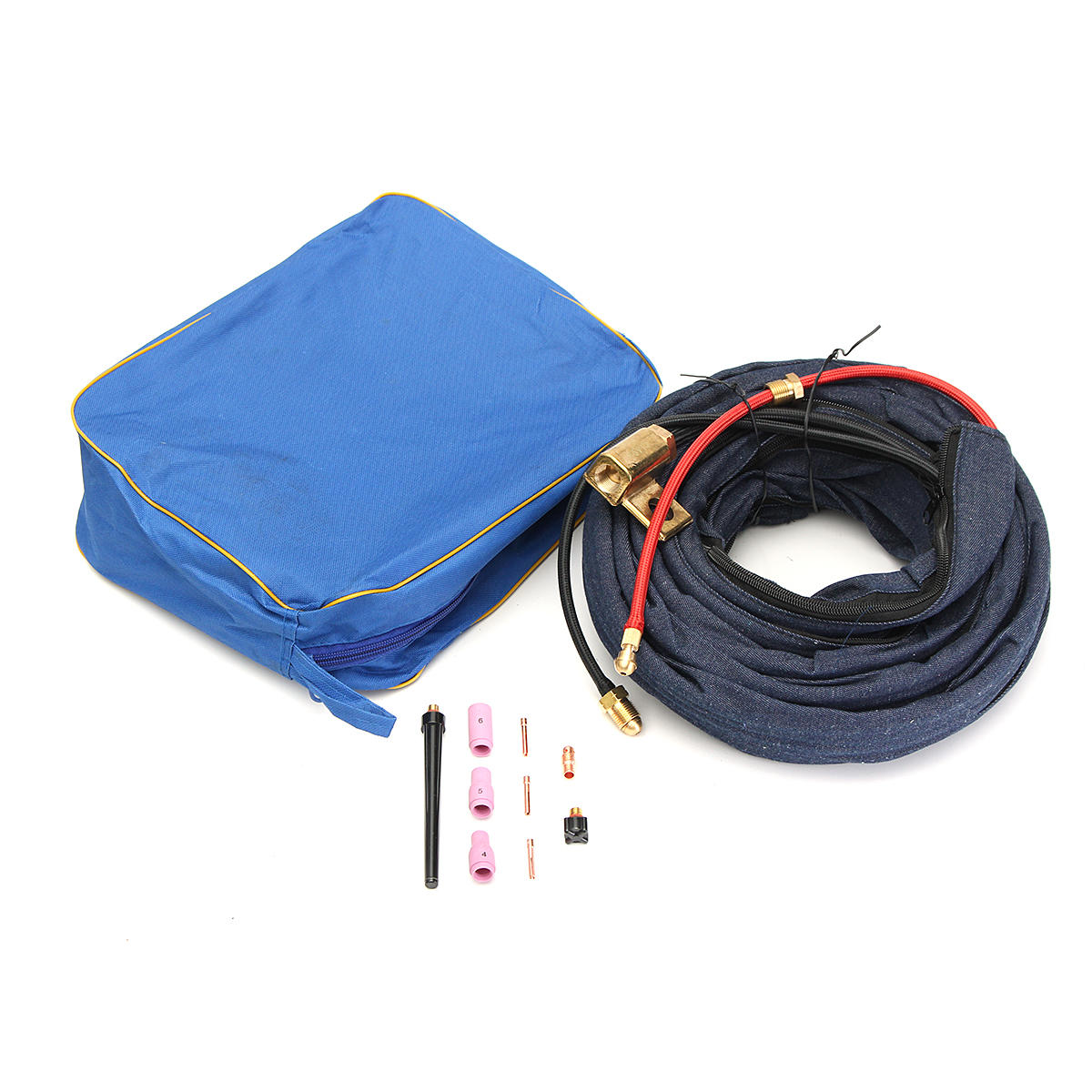 4M 8M 250AMP Air Water-Cooled TIG Flexible Welding Torch Kit Parts For WP20-25