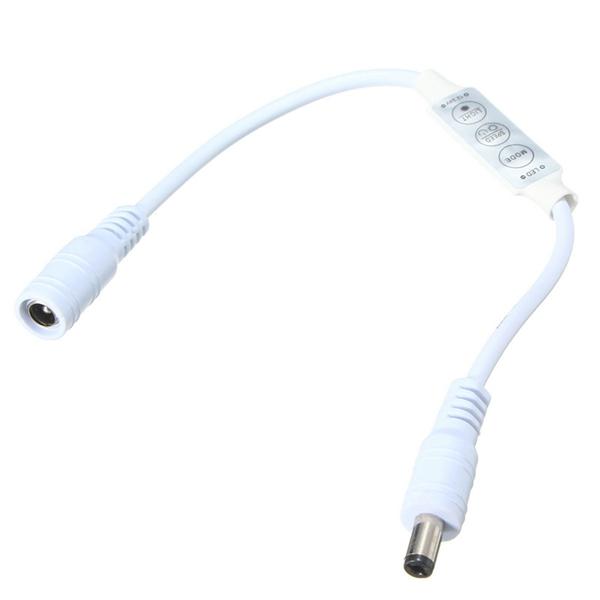 1M Waterproof SMD 3528 60 LED Flexible Strip Light + 12V UK Plug Power Supply + Dimmer