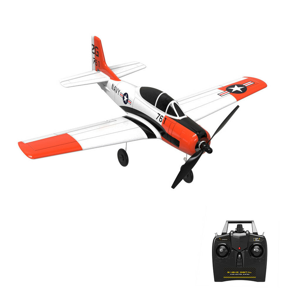 400mm Wingspan 2.4G 6-Axis Gyro RC Airplane Trainer Fixed Wing RTF Mode 2 One Key Return for Beginner Two Batterries/Three Batterries