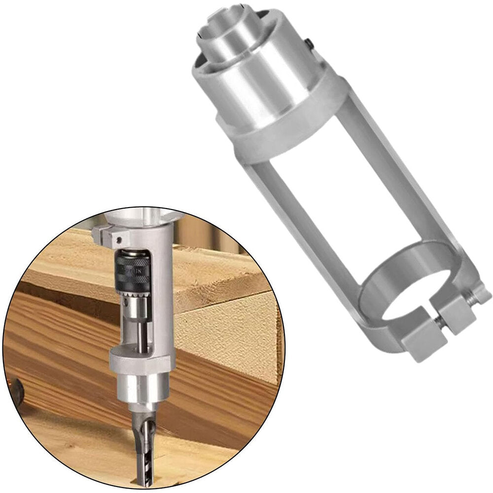 Square Hole Drill Bit Adapter for Hand Electric Drills - Durable, Quick Install, Fits 20mm Width, 38-43mm Diameter