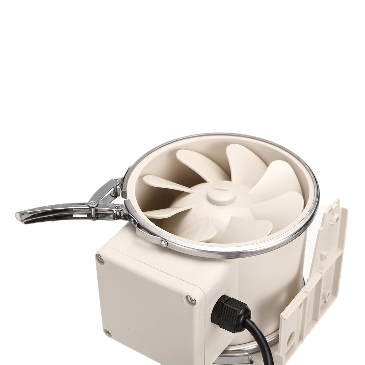 4 Inch 45W Exhaust Fan Adjustable Speed Duct Fan Garden Farmland Window Airflow Boost Air Ventilator Pipe Ventilation Extractor