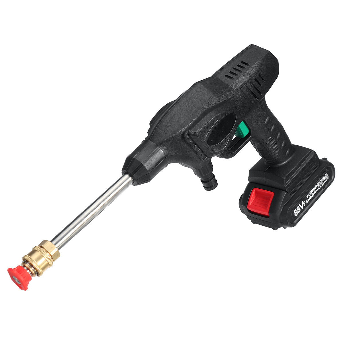 900W Cordless High Pressure Washer Battery Indicator Car Washing Machine Spray Guns Water Cleaner
