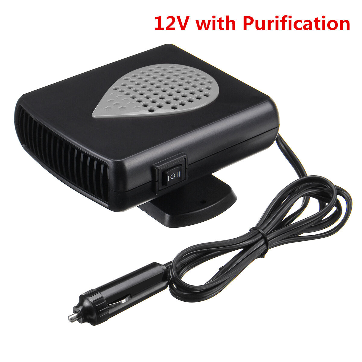 12V 24V Car Auto Portable Electric Heater Warmer Cooling Fan Defroster Demister