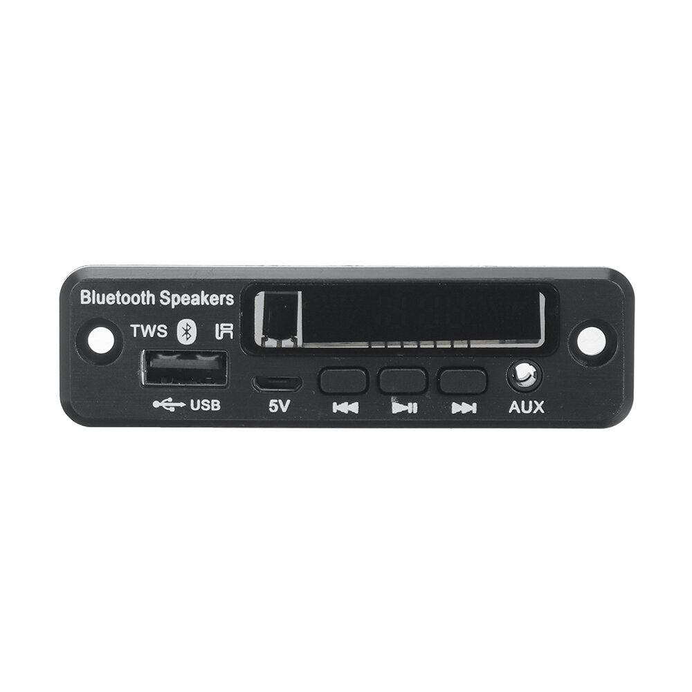 5V Bluetooth 5.0 MP3 Decoder LED Spectrum Display APE Lossless Decoding TWS Support FM USB AUX EQ Car Accessories