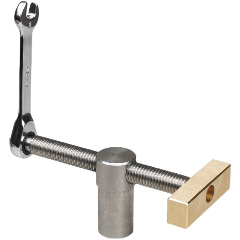 20MM Brass Stainless Steel Woodworking Adjustable Holder With Quick Clamping Tenon Stop